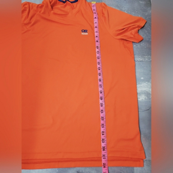 Outdoor Research Men's ActiveIce Spectrum Sun T-Shirt. Bright Orange. XL.SPF 50+ - Picture 8 of 9